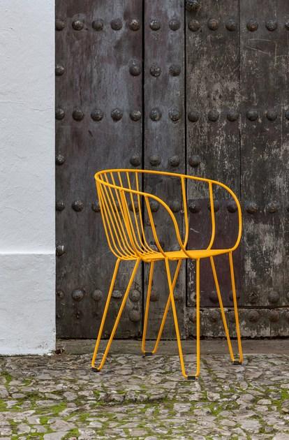 iSimar Штабелируемый садовый стул из оцинкованной стали Olivo 9133 - Вид №10