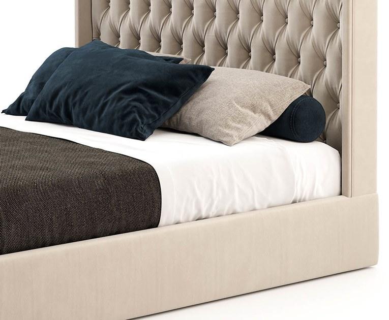 Laskasas Кровать двуспальная с обивкой и высоким изголовьем sun-id-1361959 - Вид №3