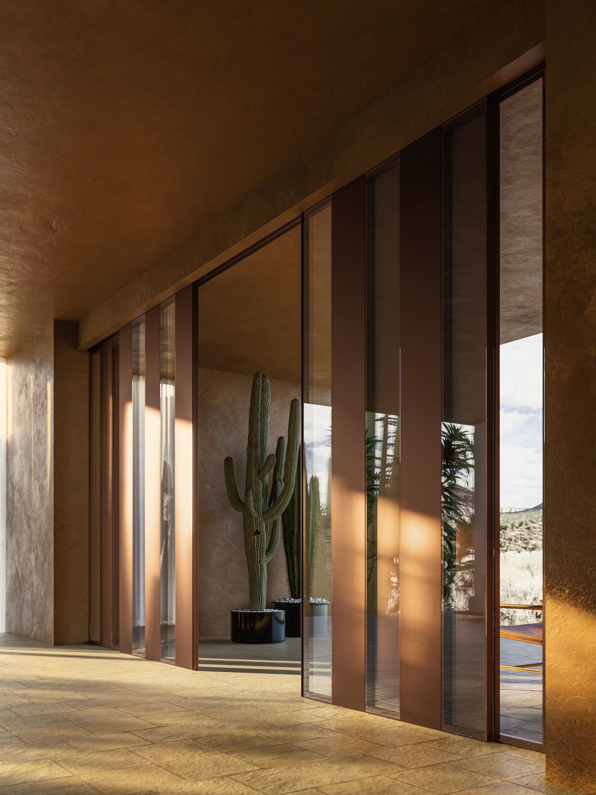 Система открывания вертикальных полос ADL SHADOW ARCH-00011524 - Вид №1