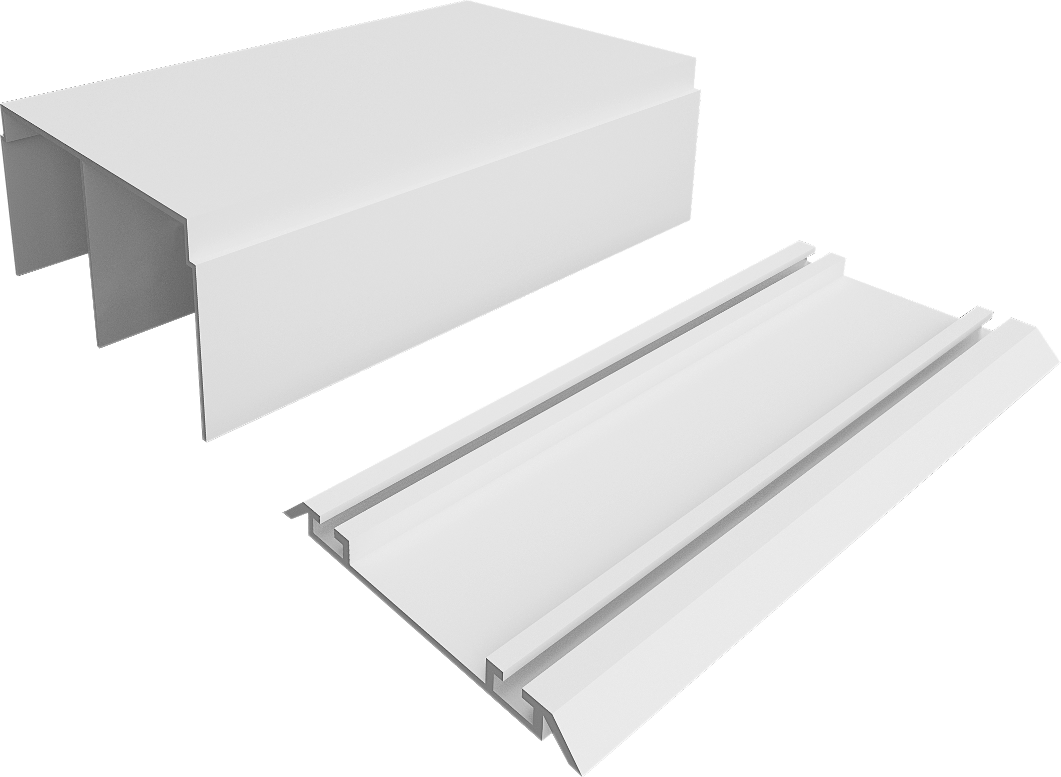 Направляющие для раздвижной двери SPACEO белые 138.3 см 82368554