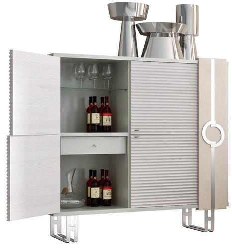 Caroti Буфет из лакированного хрусталя в современном стиле с распашными дверцами и ящиками Concept Art.176 - lift - Вид №1