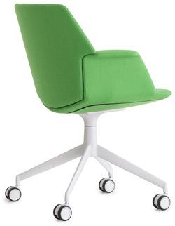 Lapalma Вращающееся офисное кресло из ткани на колесиках Uno S232 - Вид №4