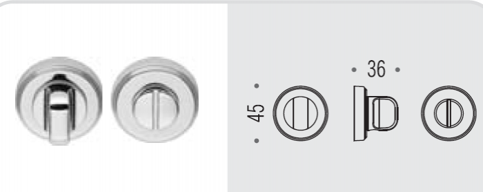 CD79BZGG.BR Фиксатор сантехнический Rosetta CD79 BZGG бронза COLOMBO PIUMA Colombo Design - Вид №1