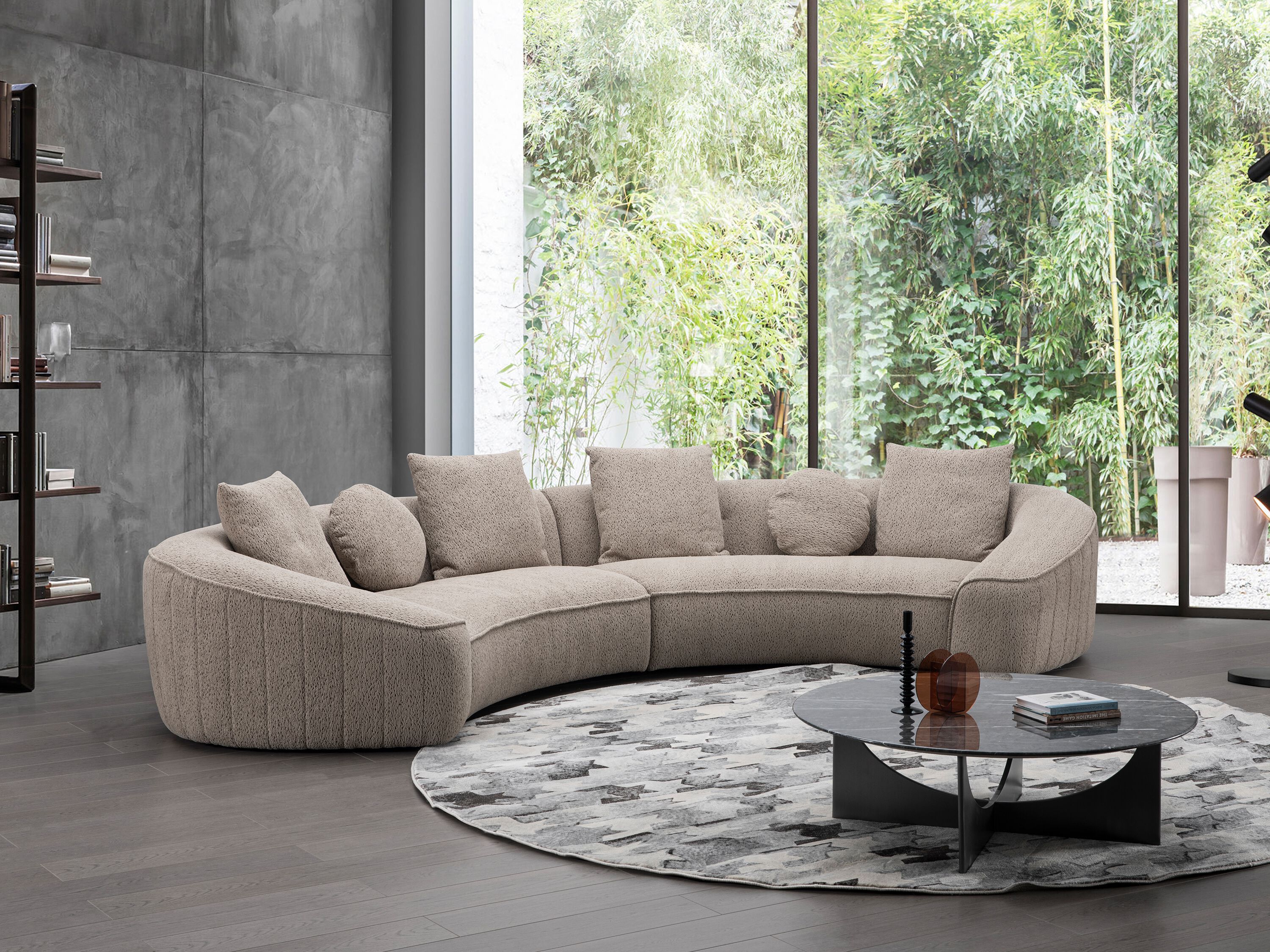 6-местный модульный тканевый изогнутый диван и многое другое CAMPO DE' FIORI Coastline ARCH-00140200 - Вид №1