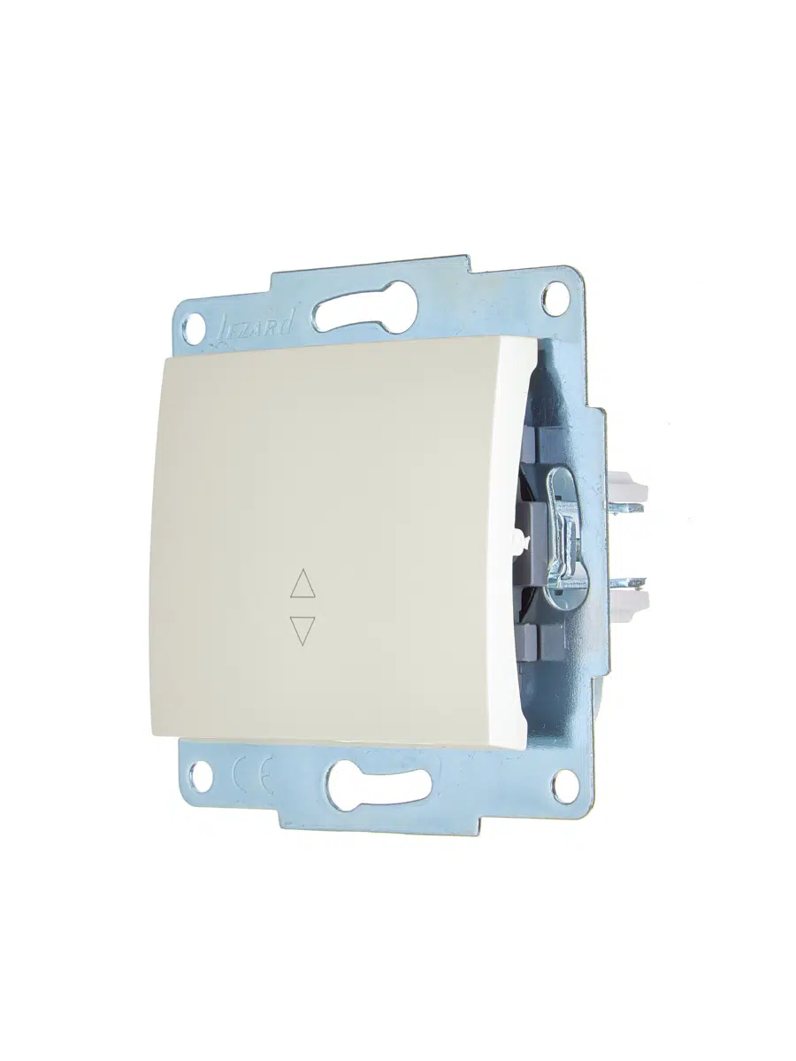 ASTI Выключатель проходной жемчужно-белый перламутр механизм LEZARD 7081-3088-105 - Вид №2