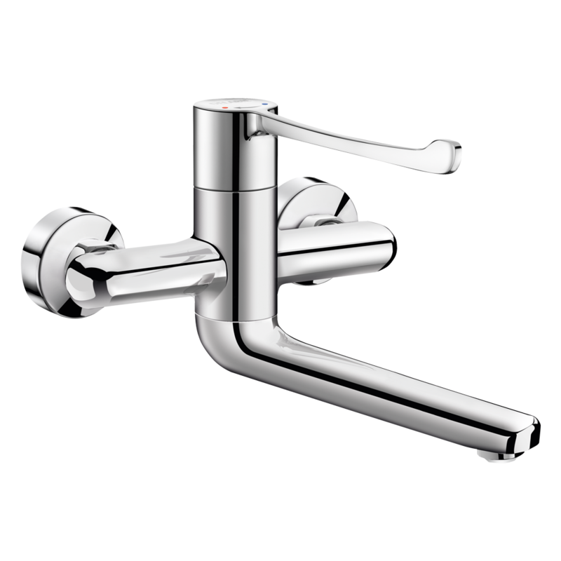 2641S Механический смеситель для раковины с последовательным открытием DELABIE 