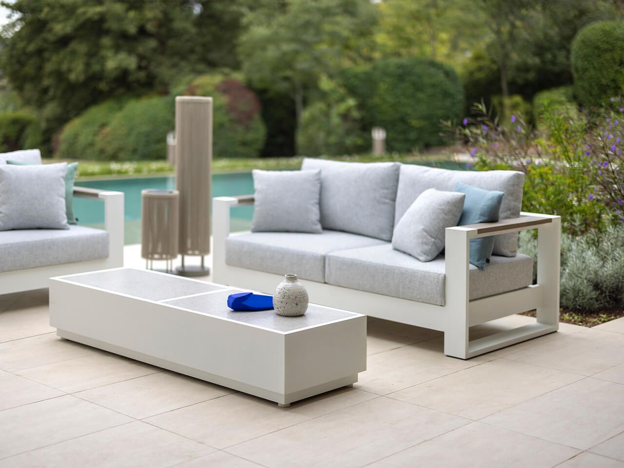 Тканевое садовое кресло с подлокотниками Les Jardins® ранчо ARCH-00094758 - Вид №5