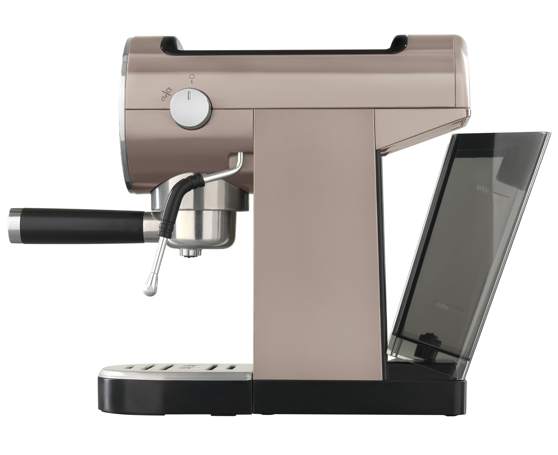 9130746 Кофеварка рожковая Tesler ECM-260 SAND GREY коричневый STDN-0118511 - Вид №5