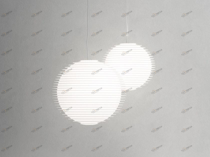 Rotaliana Светодиодный подвесной светильник из поликарбоната Flow sun-id-1420575