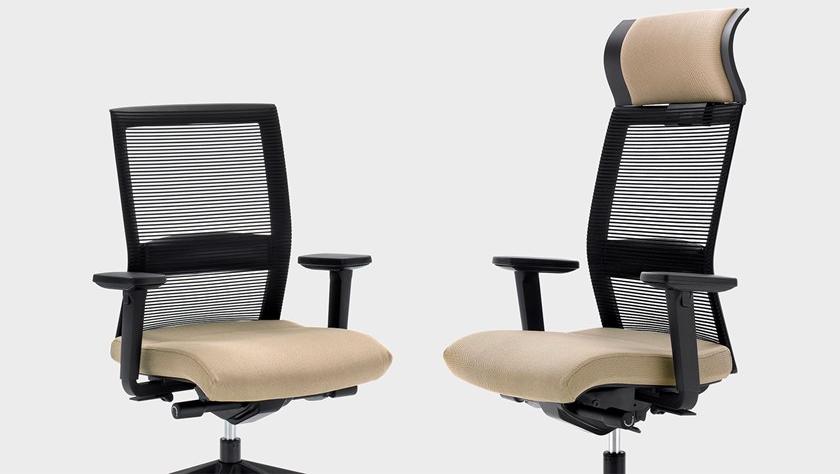 Viganò Офисное кресло на козелке из ткани с подголовником Winner sun-id-1497385 - Вид №1