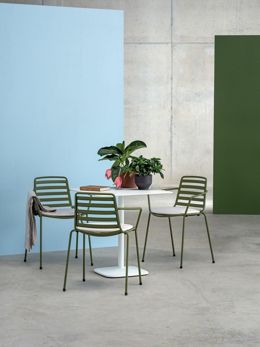 ENEA Садовый стул из стали с подлокотниками Street sun-id-1470759 - Вид №5