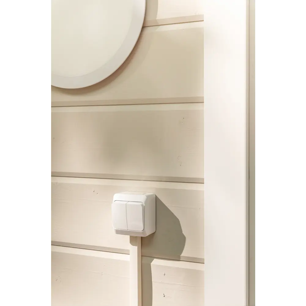 Выключатель влагозащищённый SYSTEME ELECTRIC Этюд с двумя клавишами 12513348 STLM-1107808 - Вид №4