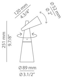 Estiluz Регулируемая светодиодная настольная лампа из алюминия Cornet M-3335 - Вид №7