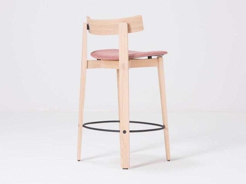 Gazzda Барный стул из дуба со спинкой Nora sun-id-1375823 - Вид №3