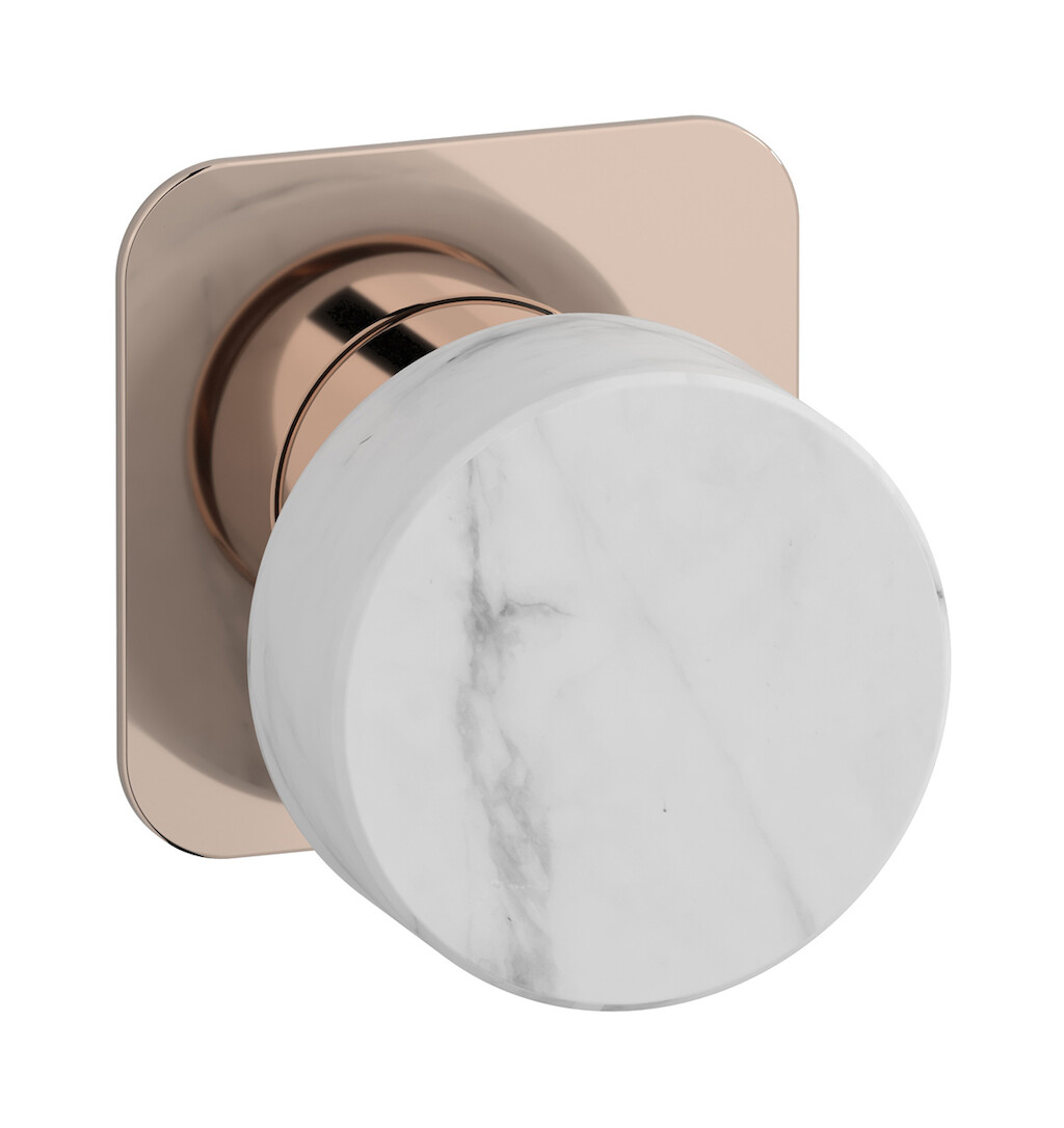 Внешние части встроенного смесителя на 1 потребителя WE ARE IB mr300rs_1 Rose Gold Marmo