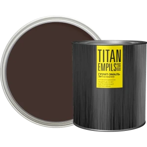 Грунт-эмаль по ржавчине Ореол Titan цвет шоколад-коричневый 2.7 кг