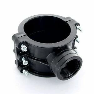 Врезка монтажная 110 x 1 1/2" ВР, 6 болтов, для труб ПНД UNIDELTA