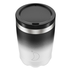 C340GRMOBW Термокружка coffee cup, 340 мл, черно-белая Chilly's Bottles