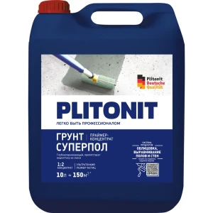 Грунт Плитонит Супер Пол 10 л