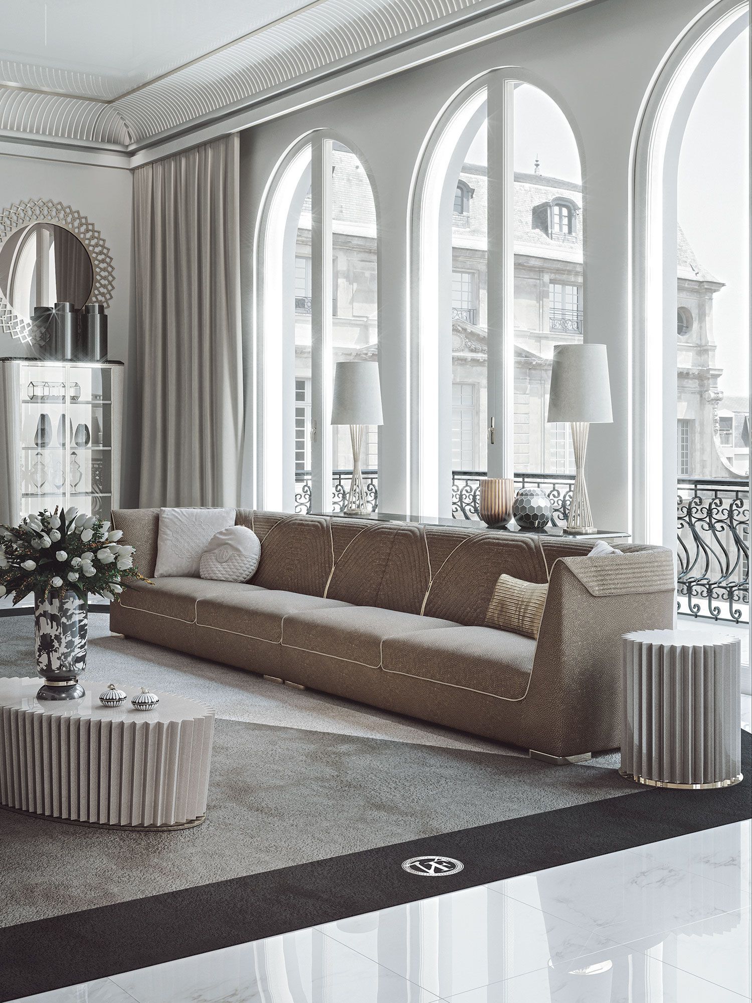 Ткань диван Vittoria Frigerio RANIERI ARCH-00022947 - Вид №3