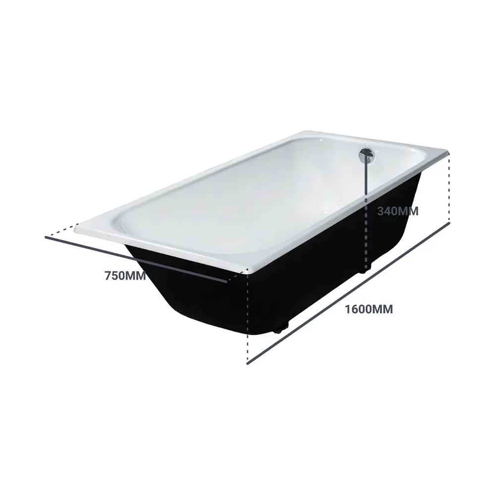 Santreyd Престиж — чугунная ванна 160×75 см для элегантного интерьера 82619566 ЛМ STLM-0031900 - Вид №6