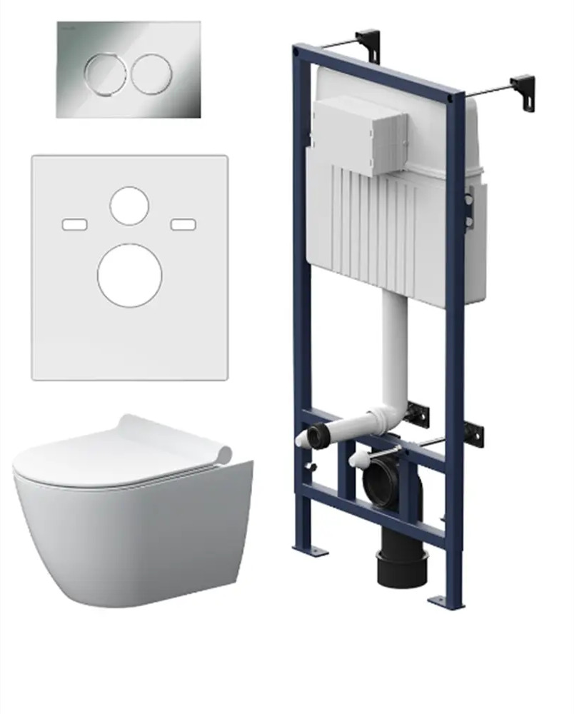 AM.PM Struktura - инсталляция с безободковым унитазом и микролифтом 89338139