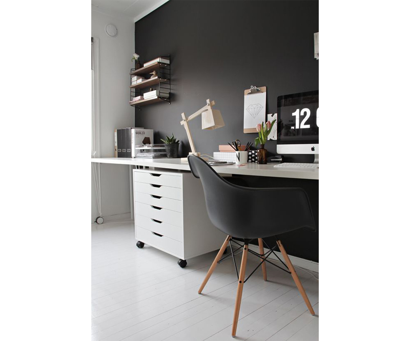 Стул Klassic Premium DAW черный (eames style) TASHOTI ДИЗАЙНЕРСКИЕ, EAMES STYLE 010020 Голубой  - Вид №2