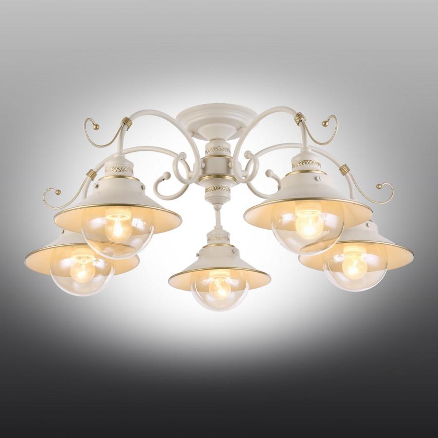 Потолочная люстра Omnilux Torri OML-50807-05 OMNILUX TORRI 279204 Кремовый  - Вид №1