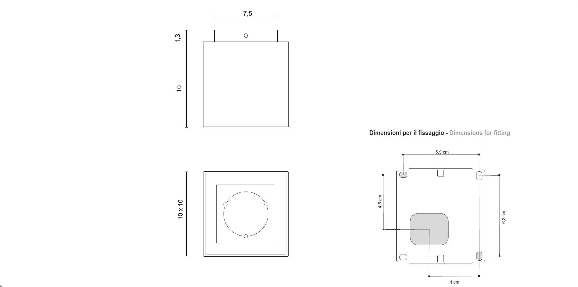 EGOLUCE Светодиодный потолочный светильник Alea 5561 - Вид №2
