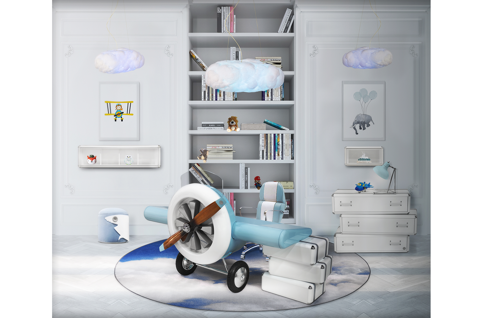 CIST515 Детский письменный стол Небо Circu  - Вид №12