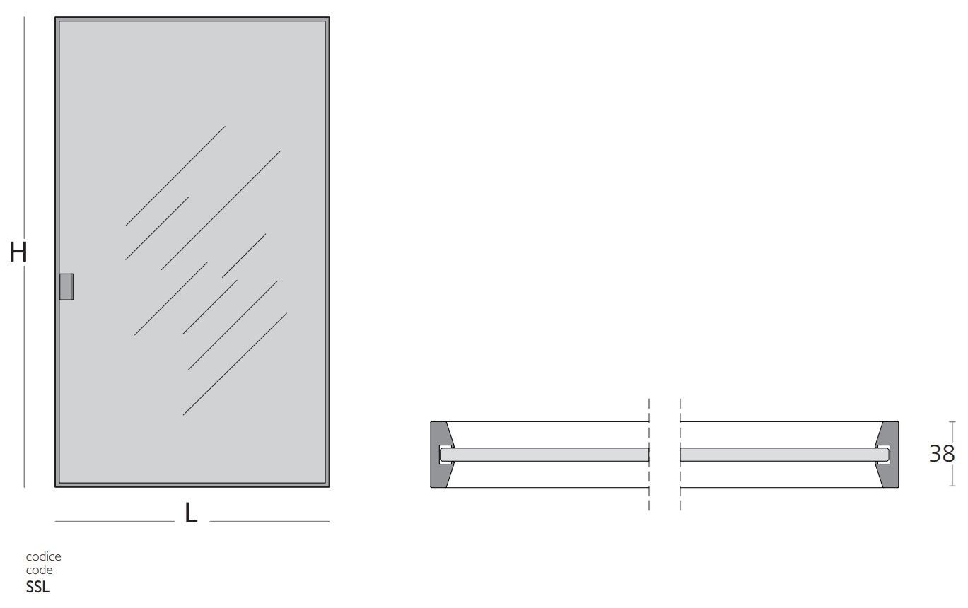 Стеклянная дверь Glas Italia ARCH-00037809 - Вид №6