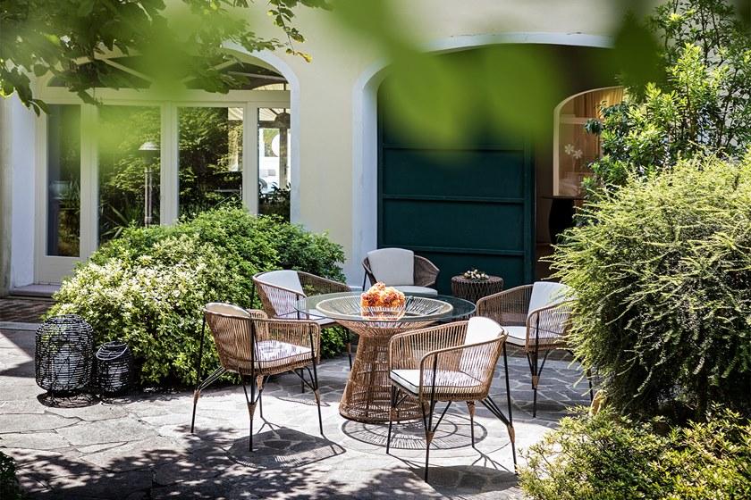 cbdesign Садовый стул из синтетического волокна с подлокотниками Lodz N068n1 - Вид №11