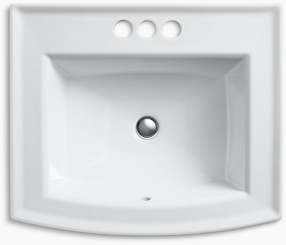 K-2356-4-95 Накладная раковина на столешницу  прямоугольная Kohler  - Вид №2