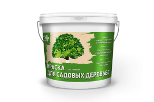 16154926 Краска для садовых деревьев 1,2 кг 6 Альфа 51673 KRAFOR
