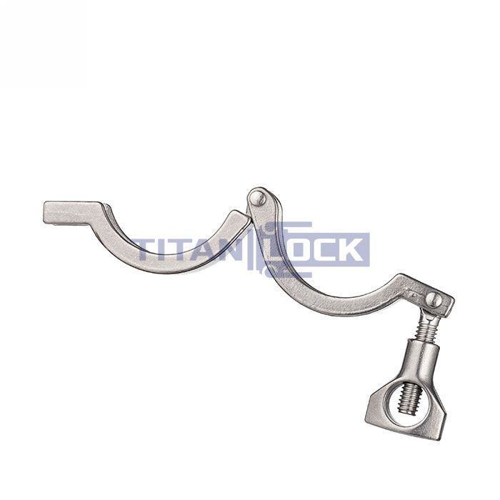 Хомут CLAMP одноосевой DN65 нерж. 304, DIN TL65CLC TITAN LOCK  - Вид №4