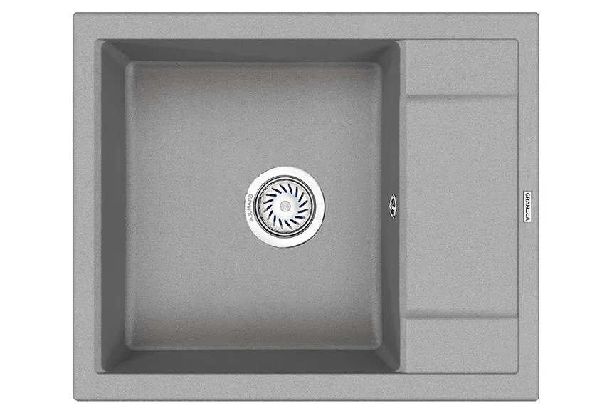 6002, БАЗАЛЬТ, кухонная мойка, кварц GRANULA 6002-ST132 - Вид №1