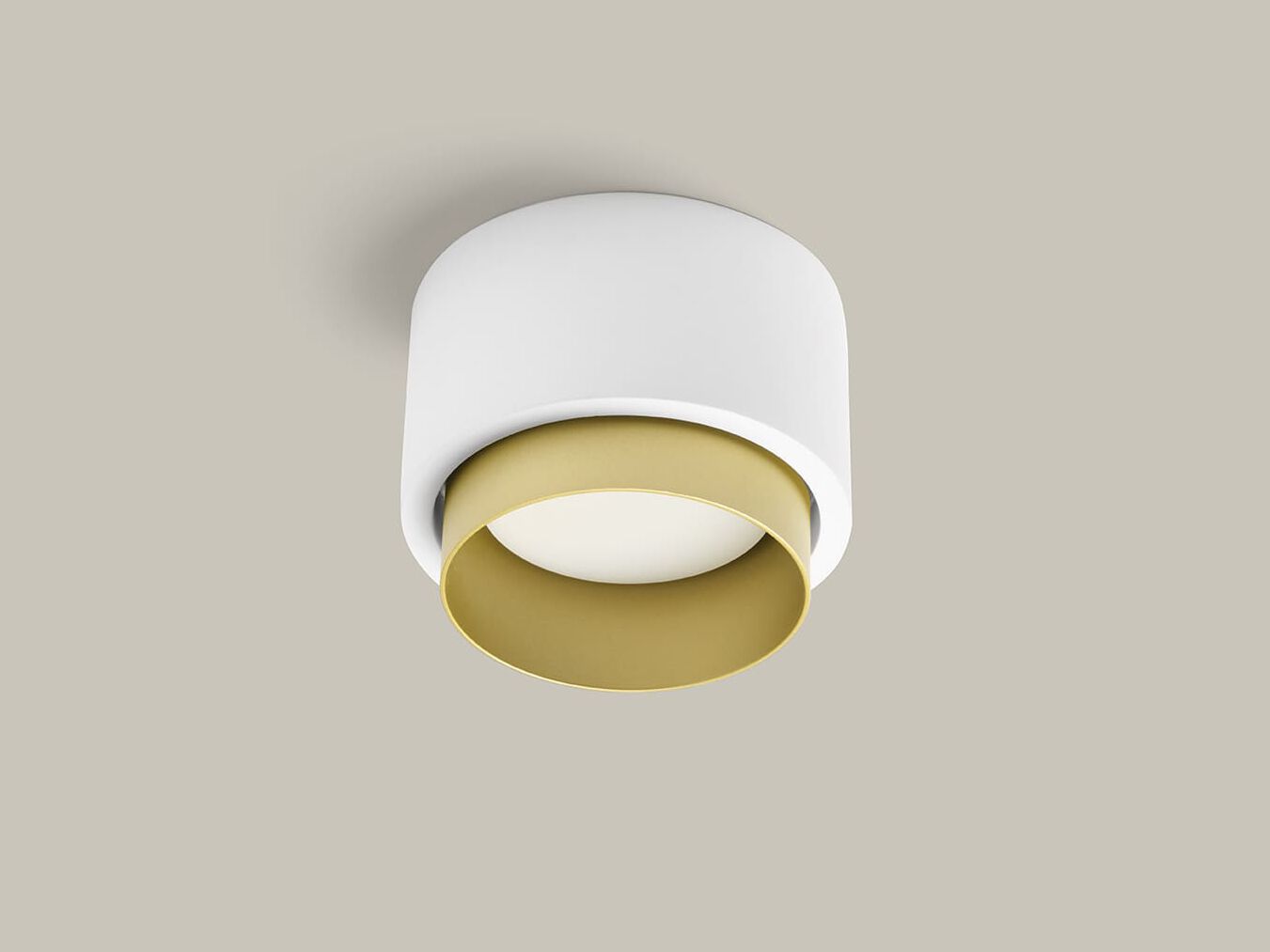 Гипсовый потолочный светильник Tecnico SYME TONDA ARCH-00101564 - Вид №12