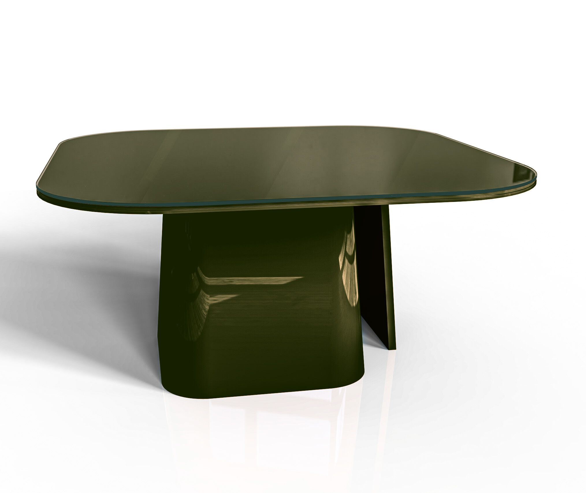 Лакированный деревянный квадратный стол REDA AMALOU DESIGN Limited Edition ARCH-00117561 - Вид №6