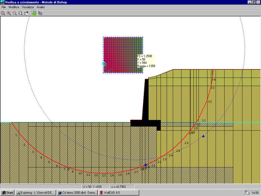 Concrete Расчет подпорной стенки sun-id-1491931 - Вид №2