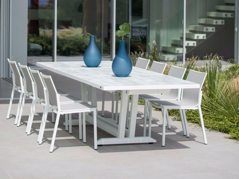 Les jardins Прямоугольный раздвижной садовый стол из hpl Amaka sun-id-1365472 - Вид №2