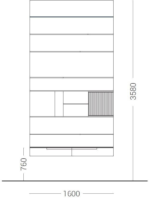 Dall'Agnese Настенный лакированный шкаф с письменным столом Slim & speed up sun-id-1405977 - Вид №1