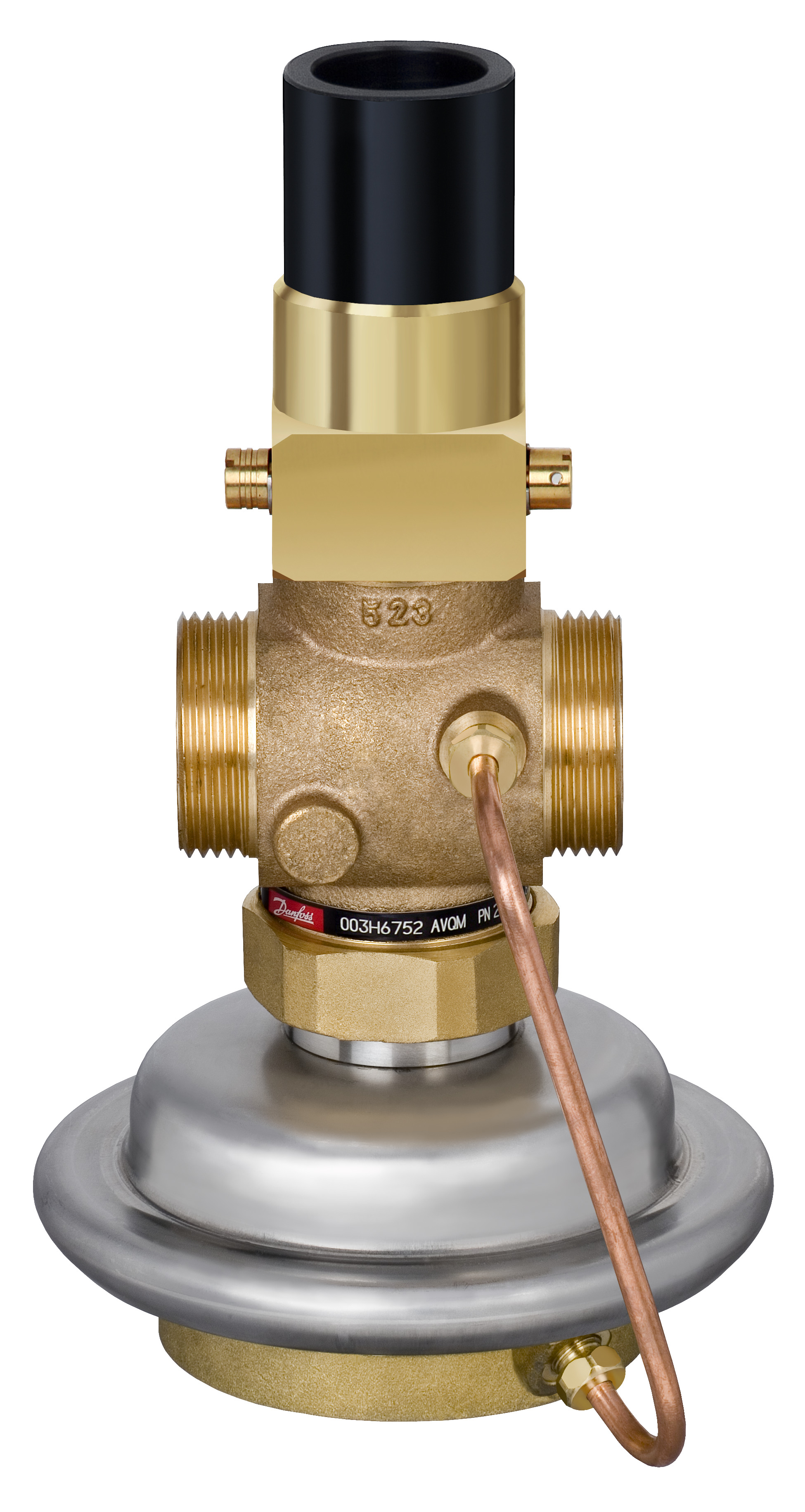 Danfoss Клапан регулирующий комбинированный AVQM с наружной резьбой или фланцевый Комб. р-рAVQM PN16 15/4//0,2/резьб. 003H6737  - Вид №39