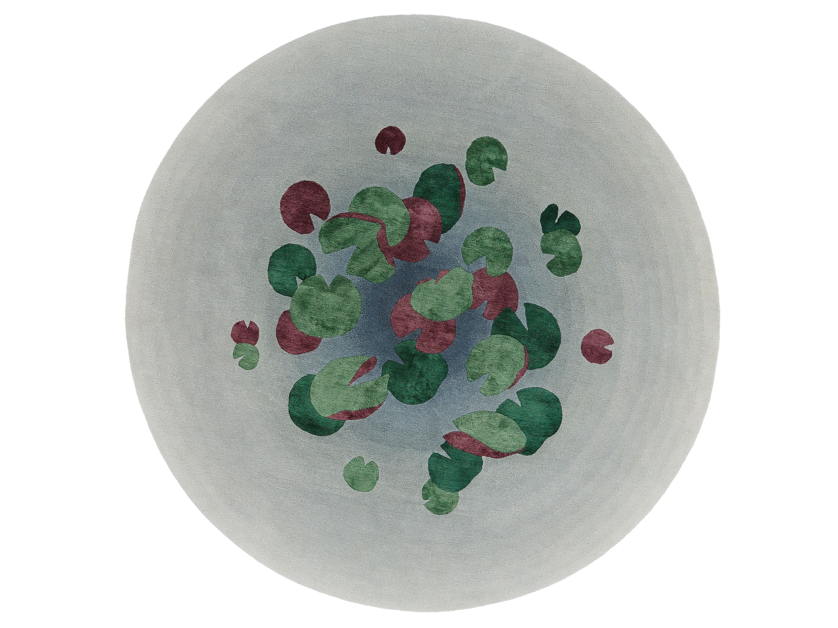 Круглый шерстяной ковер ручной работы Deirdre Dyson вид ARCH-00112453