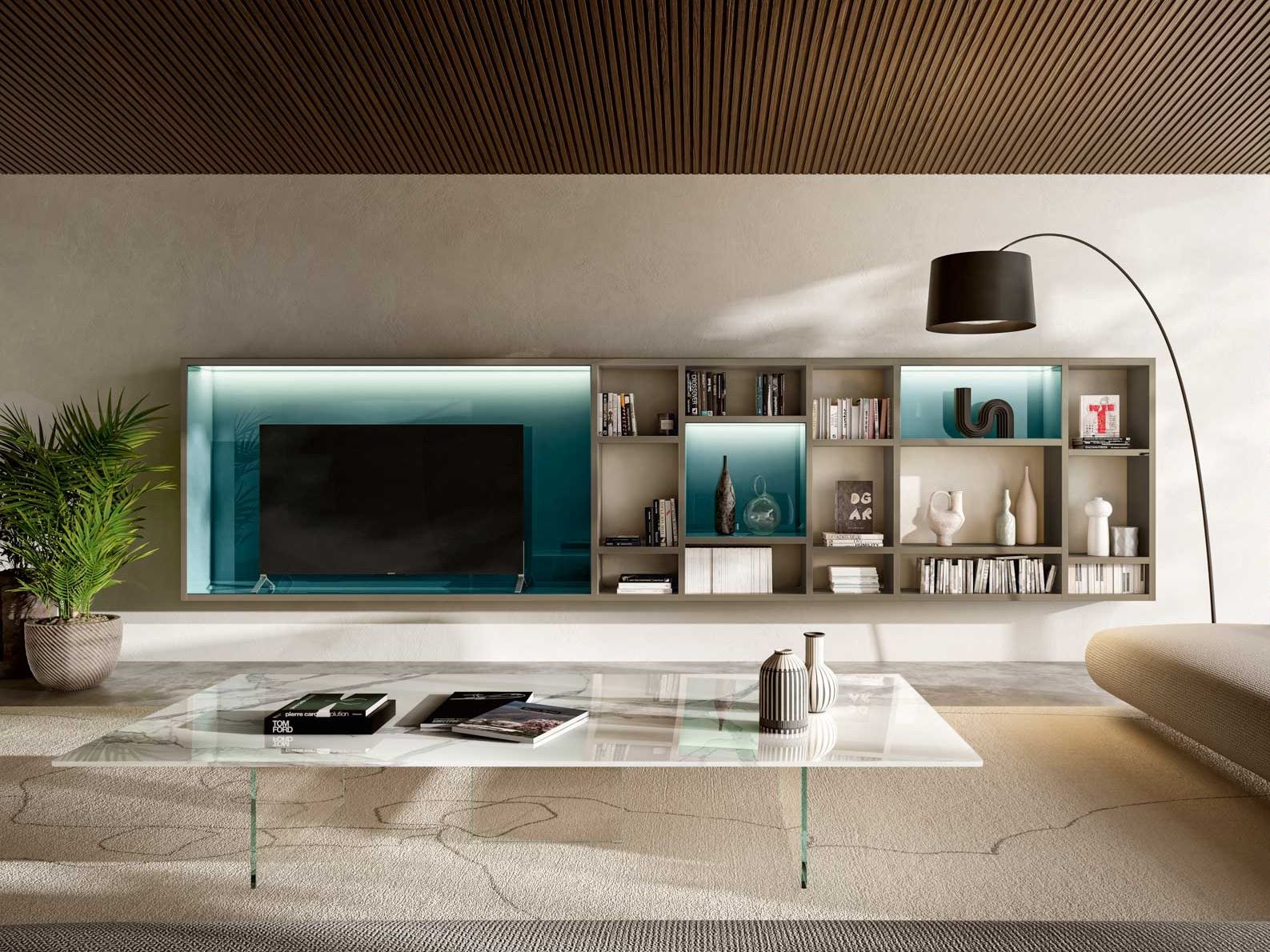 Секционная оборудованная стена Lago 30MM - 1205 ARCH-00054547 - Вид №1