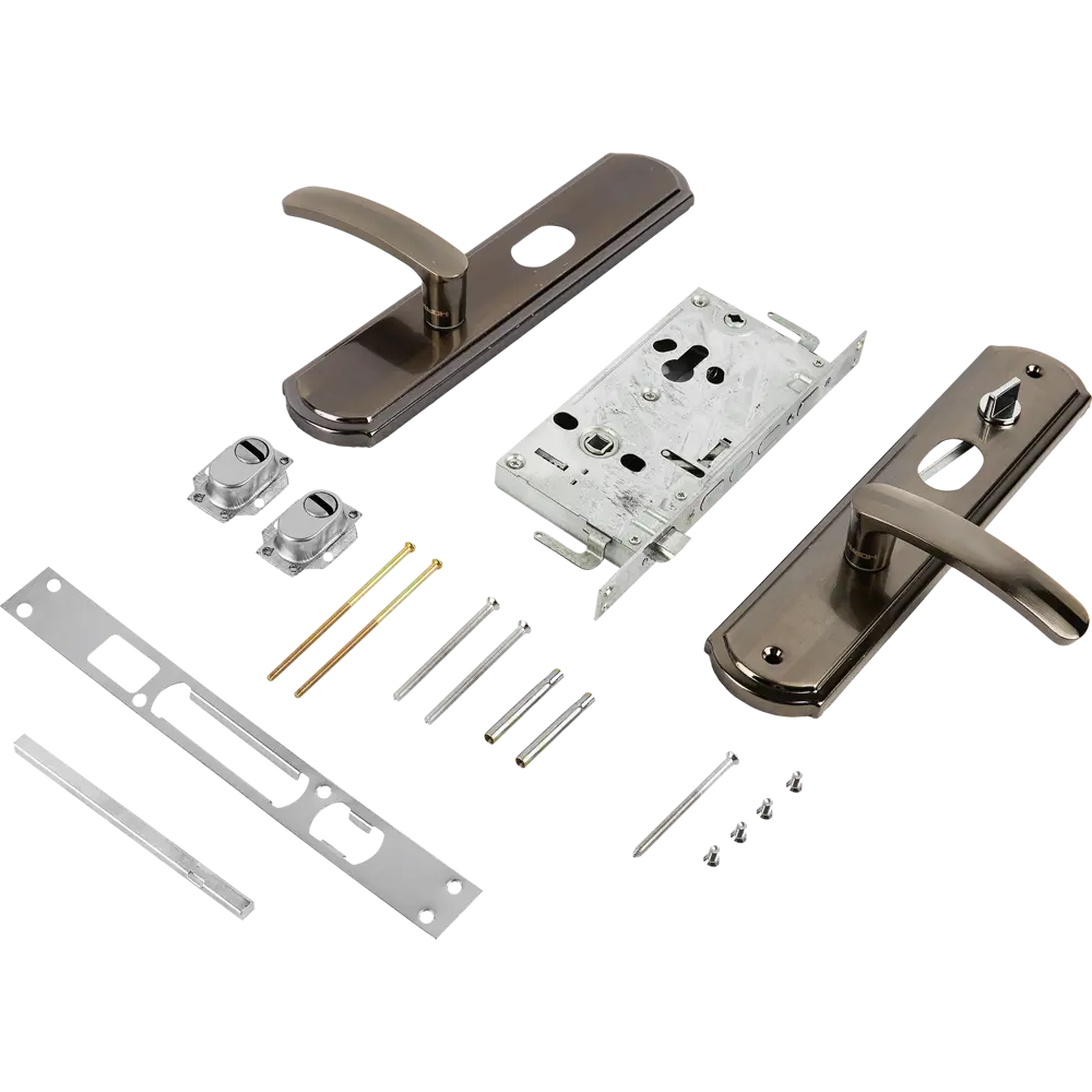 НОРА-М Замок врезной с ручками на планке для китайских дверей 85539370 STLM-0063687 - Вид №5