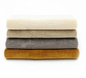 l'Opificio Однотонная бархатная ткань Velluto di lino