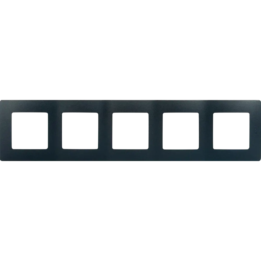 Рамка Legrand Etika на 5 постов антрацит для розеток и выключателей 17367933 STLM-0008062