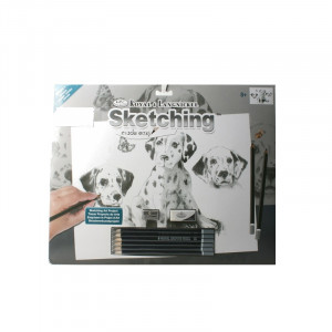 1 Раскраска по номерам "Эскиз большой №2" "Далматины" SKBNL ROYAL LANGNICKEL