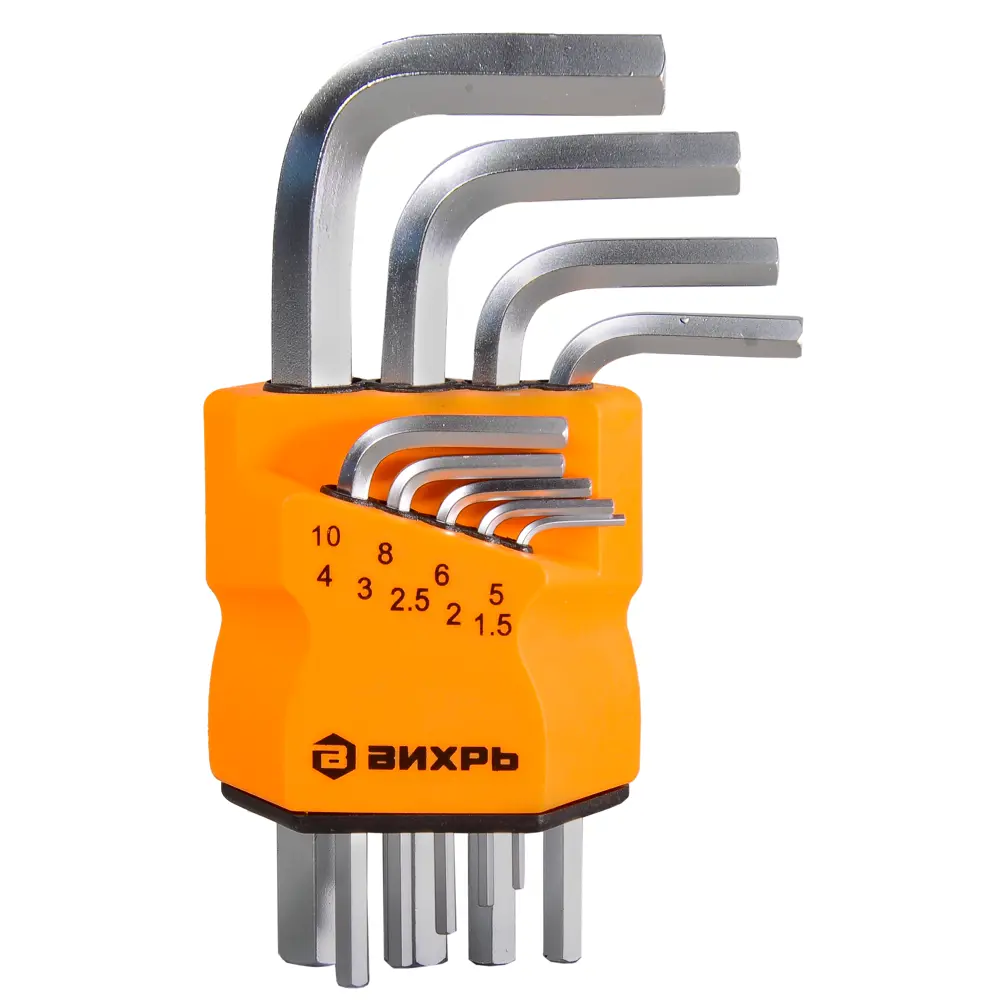 Набор имбусовых ключей Вихрь 9 предметов для точного монтажа 87482342 STLM-1567274 - Вид №1