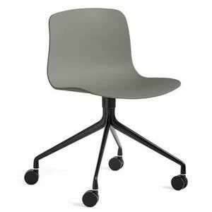 Стул AAC14, темно-зеленый с черным основанием